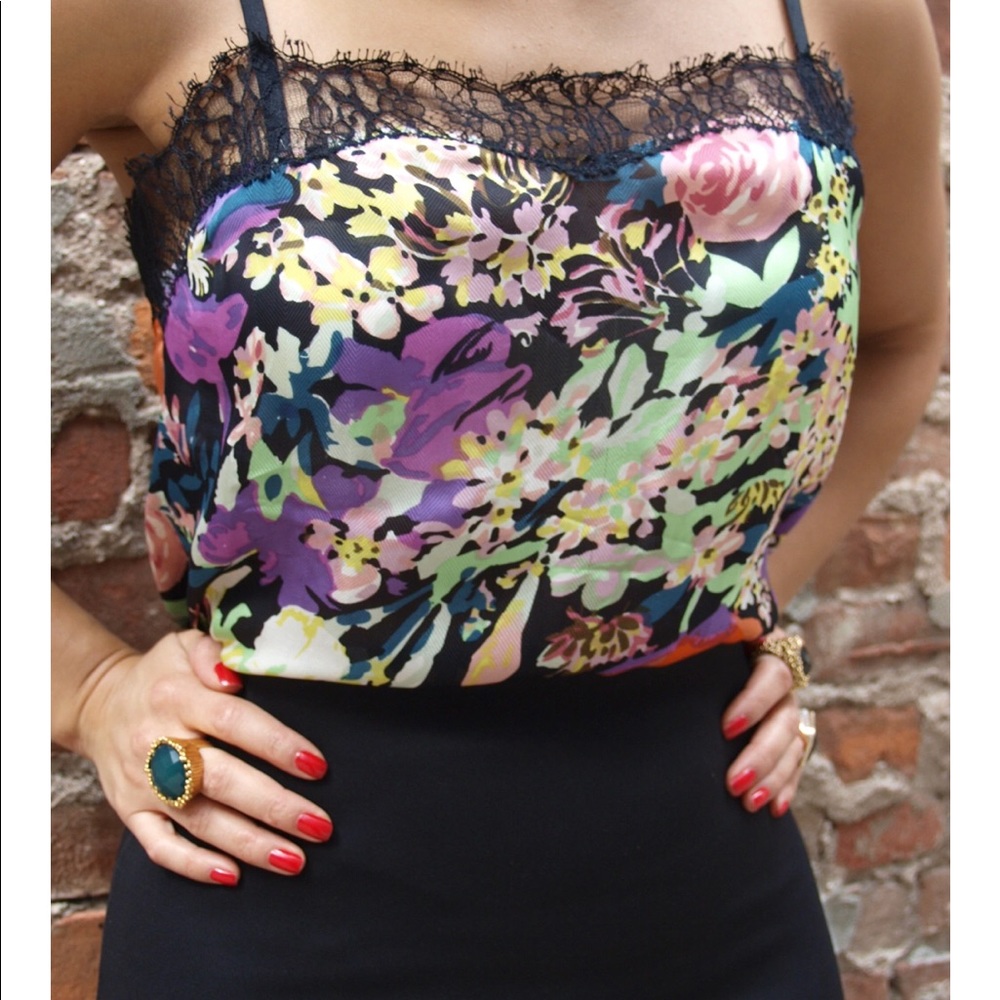 NWOT DVF PARISSE CAMI TOP SZ M
